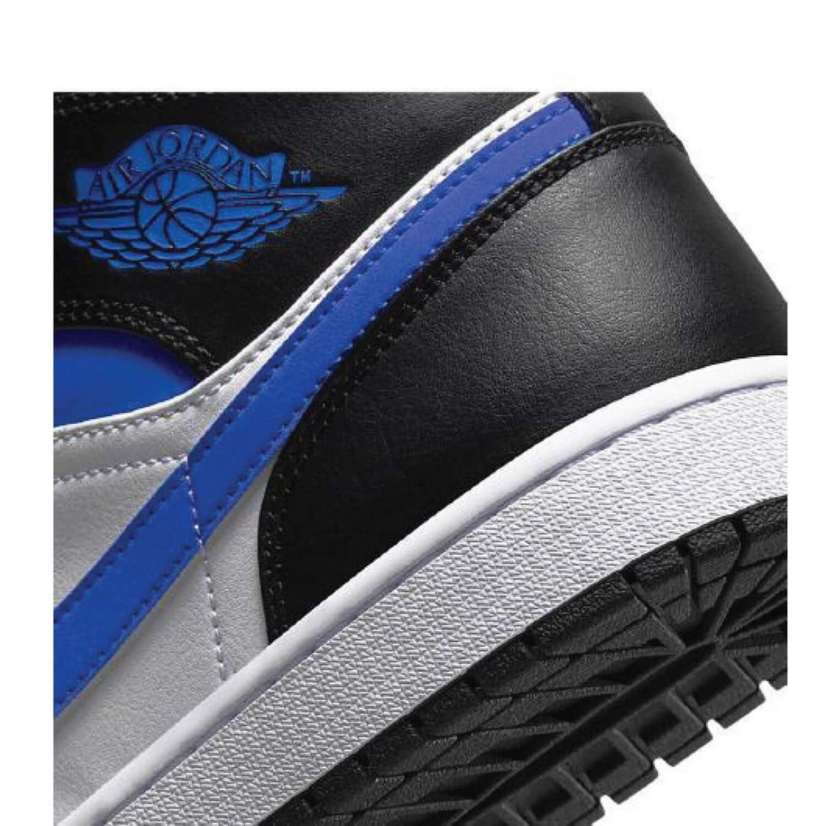Jordan 1 Mid Black Royal Blue Men s DQ8426 042 Trainers Factory