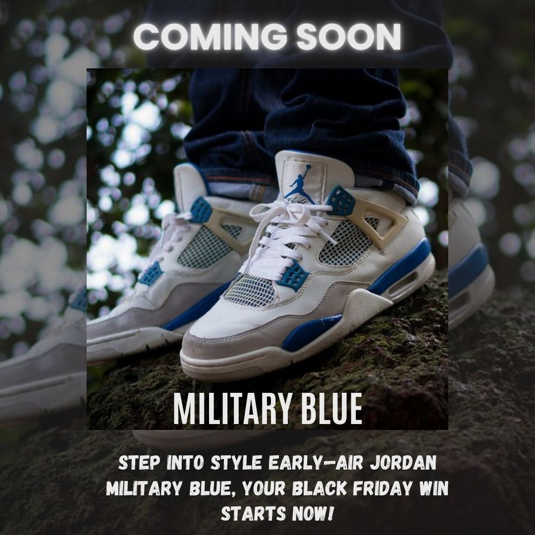Retro 4 blue and black store