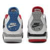  This is the left shoe of Air Jordan 4 Retro SE GS 'What The 4'