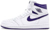 jordan 1 court purple , air jordan 1 , jordan ones , Air Jordan 1 Retro High OG , White & Court Purple , premium leather , Nike Swoosh , Air Jordan wings logo , high-top design cushioned midsole   rubber outsole , sneakerhead , Michael Jordan legacy  