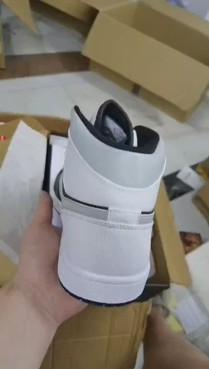 This is the video of the Jordan 1 Mid Retro White Shadow