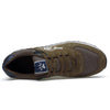 Suede Leather Men Running Shoes