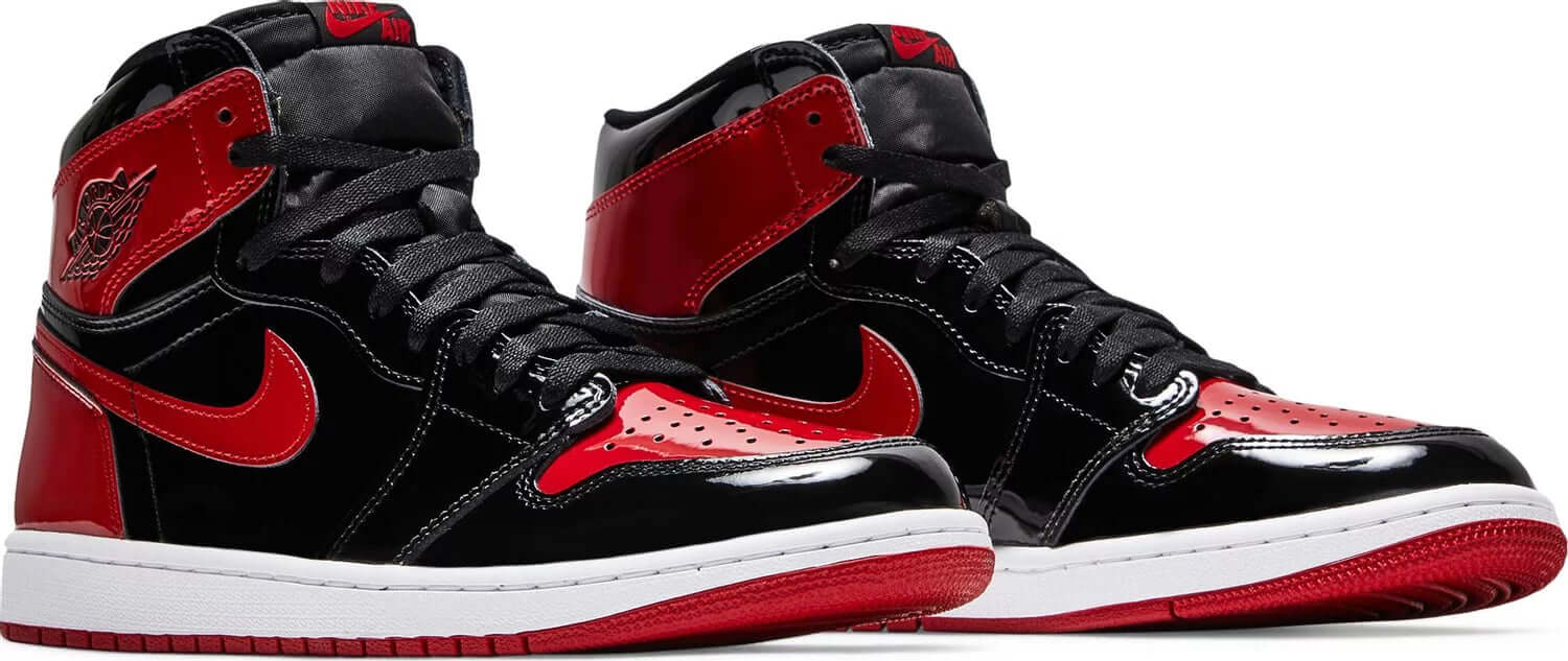 Jordan 1 Retro High OG Patent Bred 555088 063 Trainers Factory