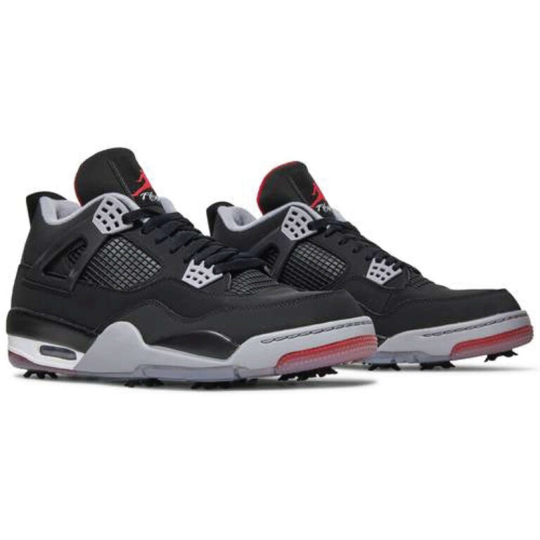 Air Jordan 4 Golf Retro “Bred” - Image 4
