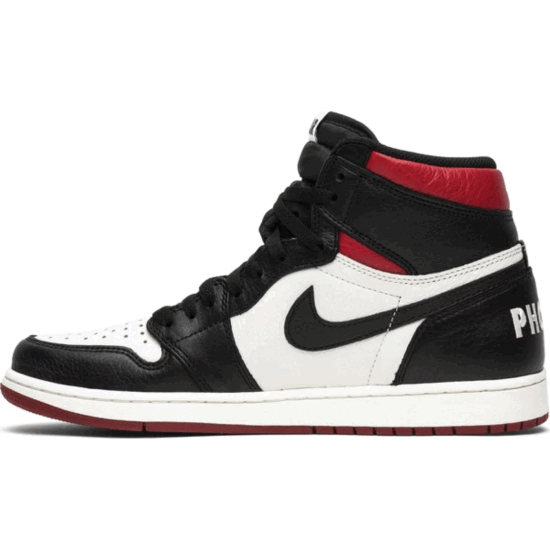 This is the left side shoe of Air Jordan 1 Retro High OG NRG 'Not For Resale'