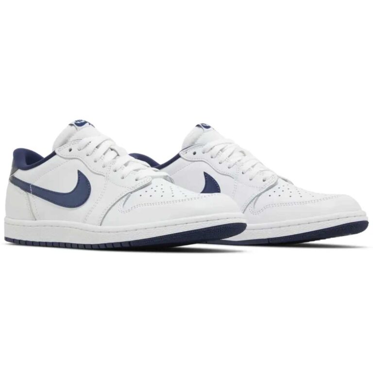 Air Jordan 1 Retro Low '85 OG 'Metallic Blue' 2024 - Image 4
