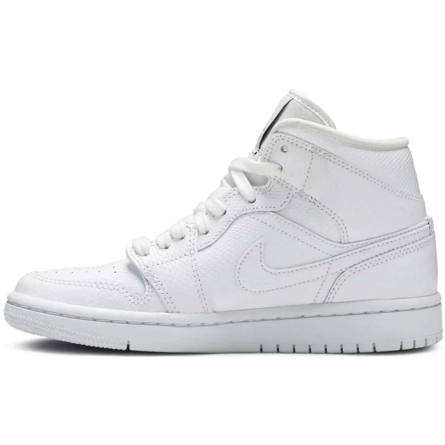 air jordan 1 ,  jordan 1 mid white snakeskin women