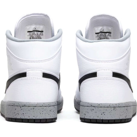 Air Jordan 1 Mid 'White Cement' - Image 3