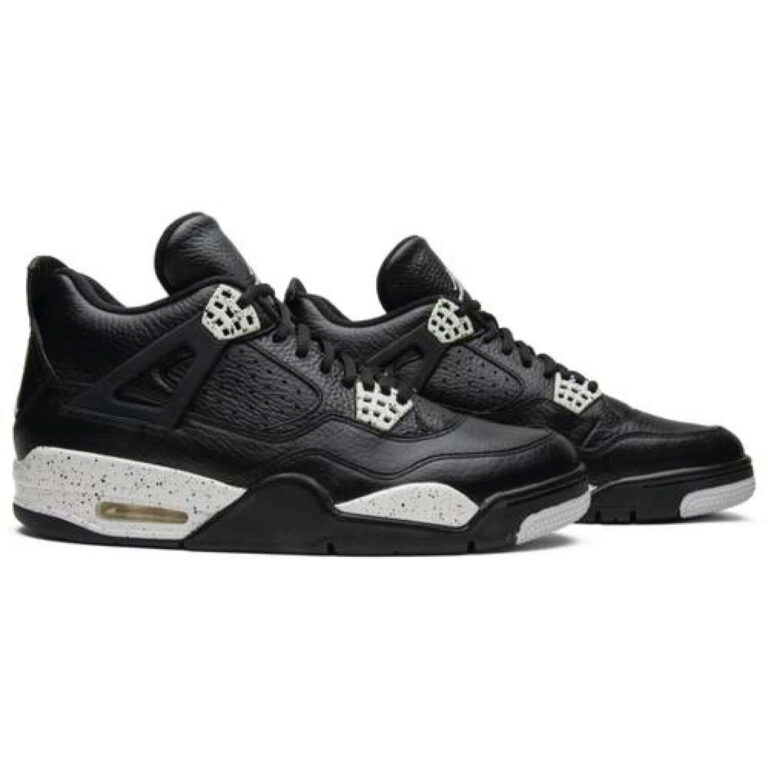 Air Jordan 4 Retro LS Black Oreo - Image 4