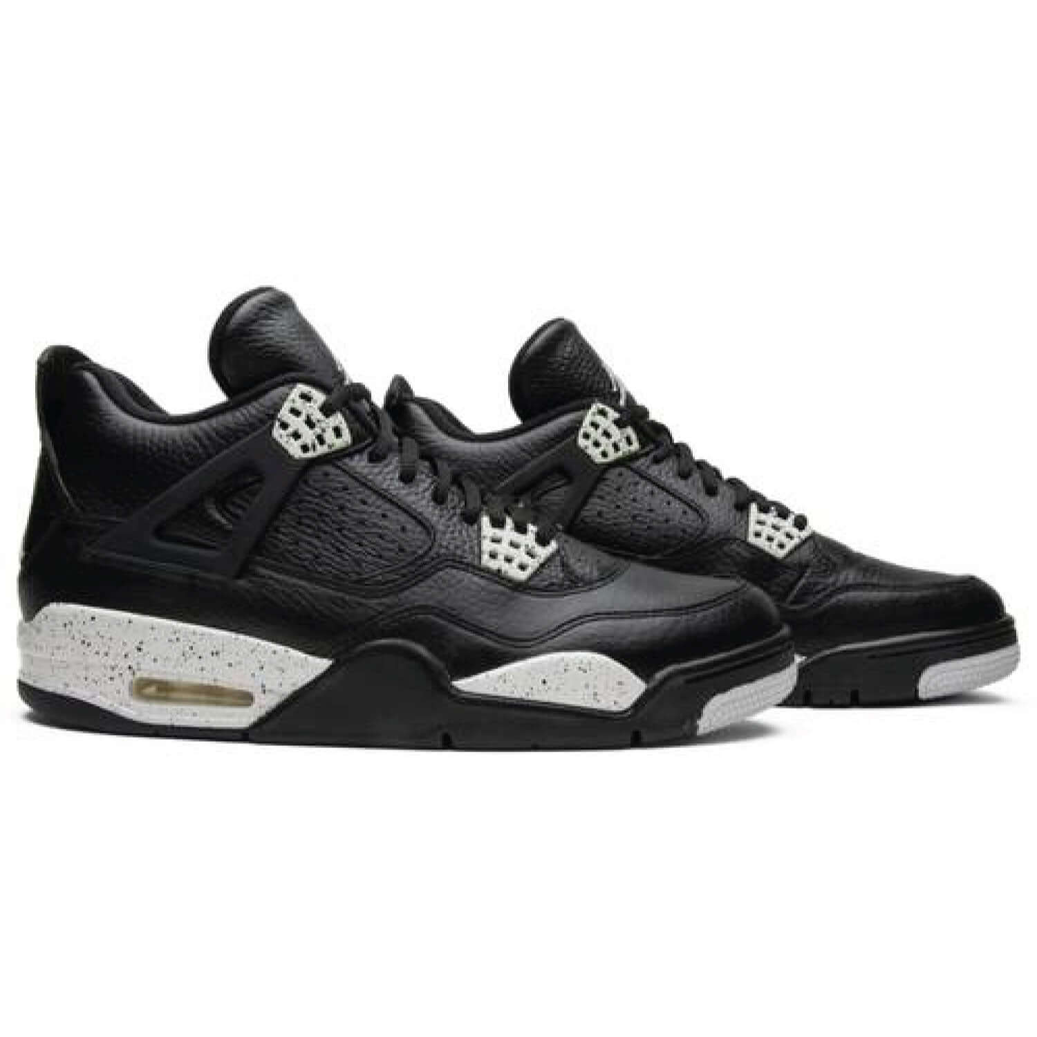 Air Jordan 4 Retro LS Black Oreo - Image 4