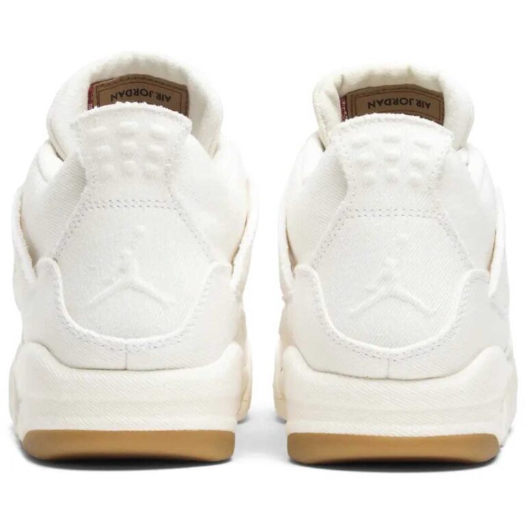Levi's x Air Jordan 4 Retro GS 'White Denim' - Image 3
