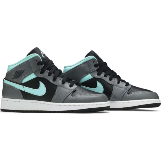  Air Jordan 1 Mid GS Grey Aqua: , AirJordan1 , Jordan1Mid , Jordan1GreyAqua , GSJordan1 , SneakerHeads , SneakerCulture , KidsJordans , Jordan1GS . Streetwear , FreshKicks , jordan1Style , NikeJordan1 , YouthSneakers , JordanCollectors , SneakerDeals