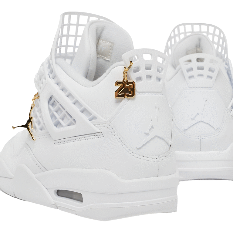 Wmns Air Jordan 4 Retro 'Net - White' - Image 3