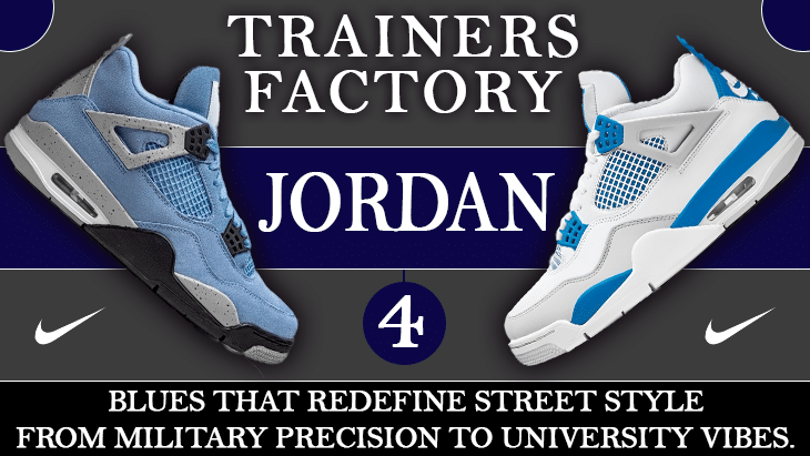 Air Jordan 4 Blues That Define Style – Military & University Editions