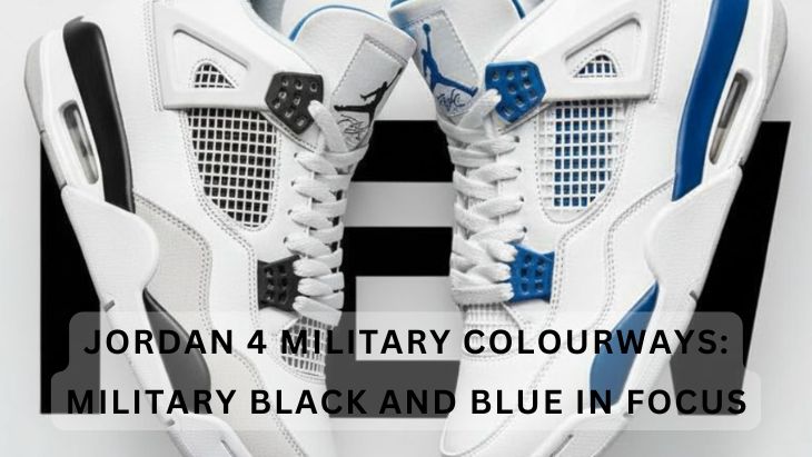 Jordan 4 Military Colourways: Military Black and Blue in Focus