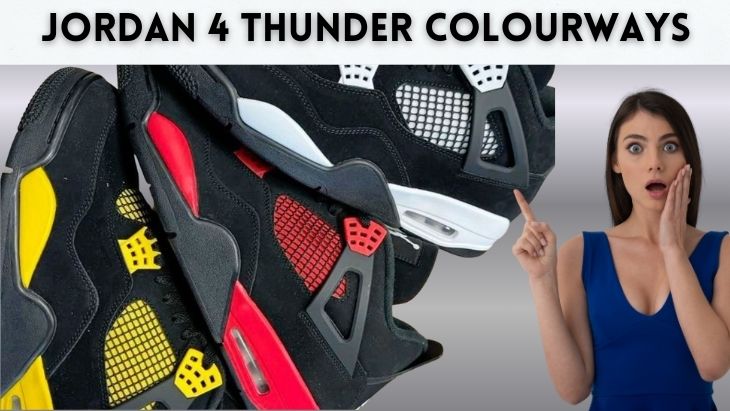 Buy Air Jordan 4 Thunder Colourways – Limited Stock at Trainers Factory