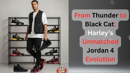 From Thunder to Black Cat: Harley’s Unmatched Jordan 4 Evolution