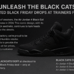 Unleash the Black Cats, Limited Black Friday Drops at Trainers Factory
