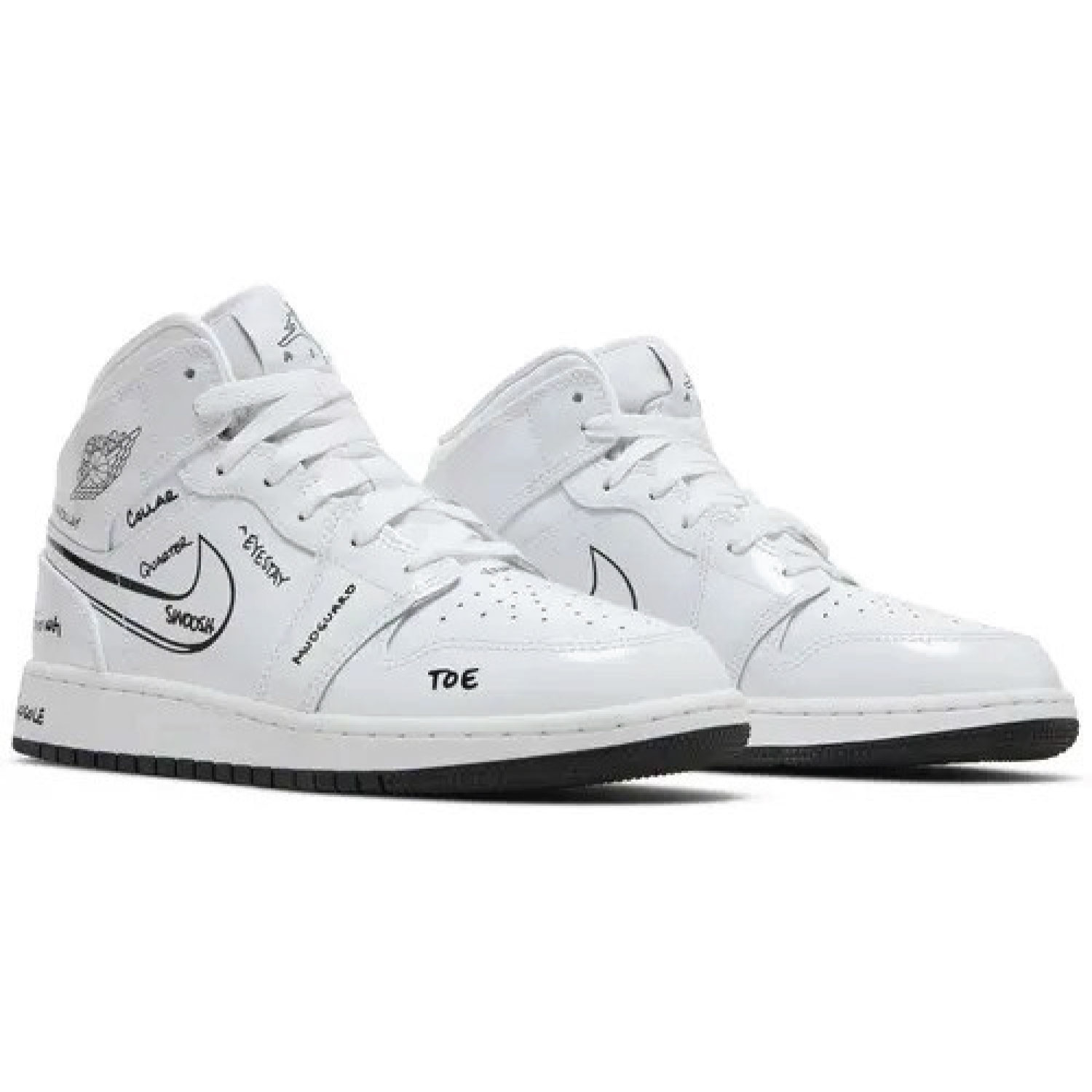 Air Jordan 1 Mid GS “Schematic” - Image 3