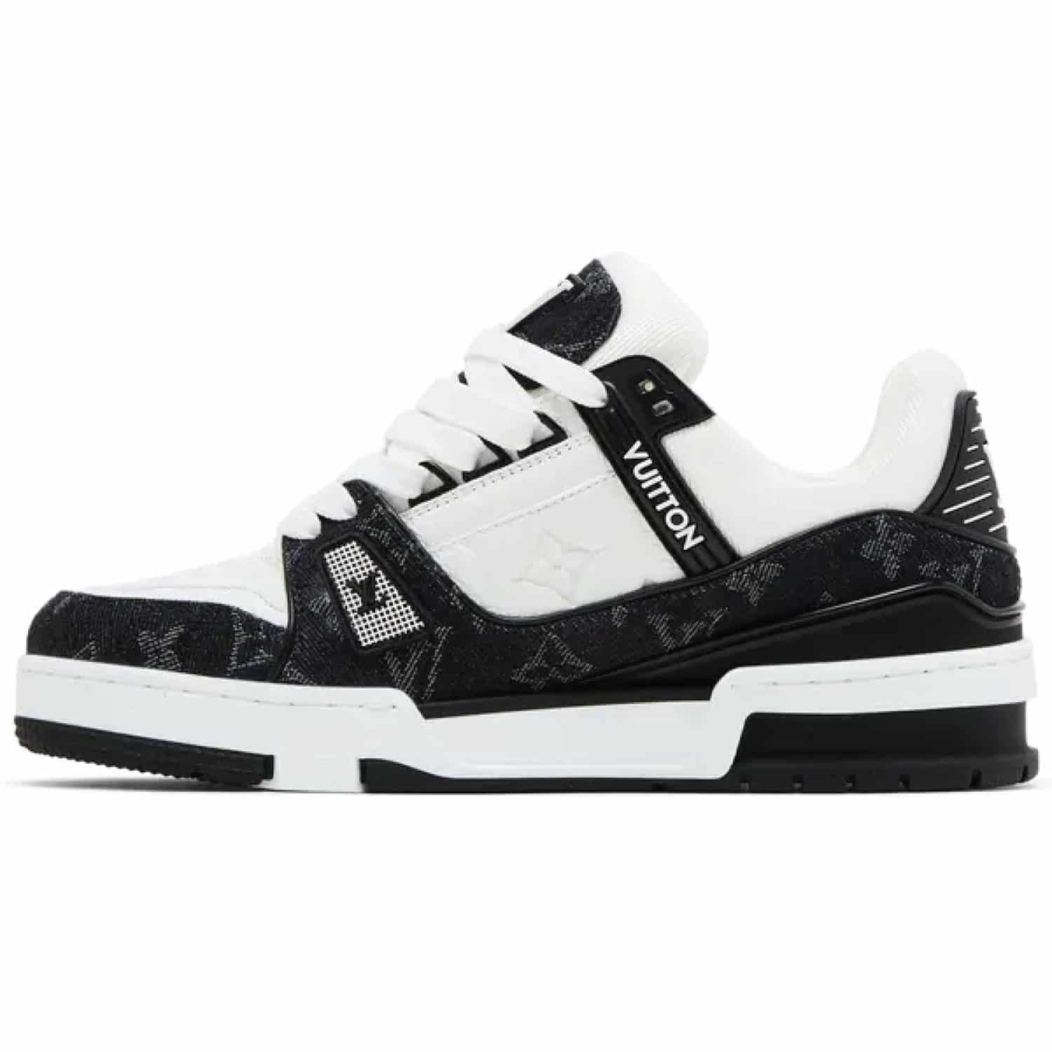 Louis Vuitton Trainer ‘Denim Noir’ Black White - Image 1