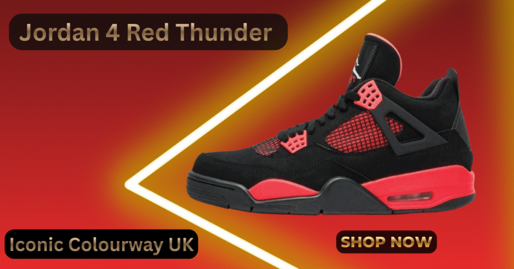 Air Jordan 4 Red Thunder – Bold Streetwear UK | Trainers Factory