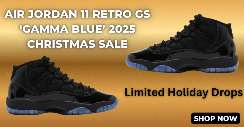 Air Jordan 11 Retro GS ‘Gamma Blue’ 2025 Christmas Sale | Limited Holiday Drops